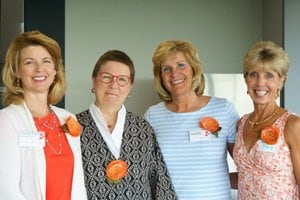 Volunteers with Kathy Good