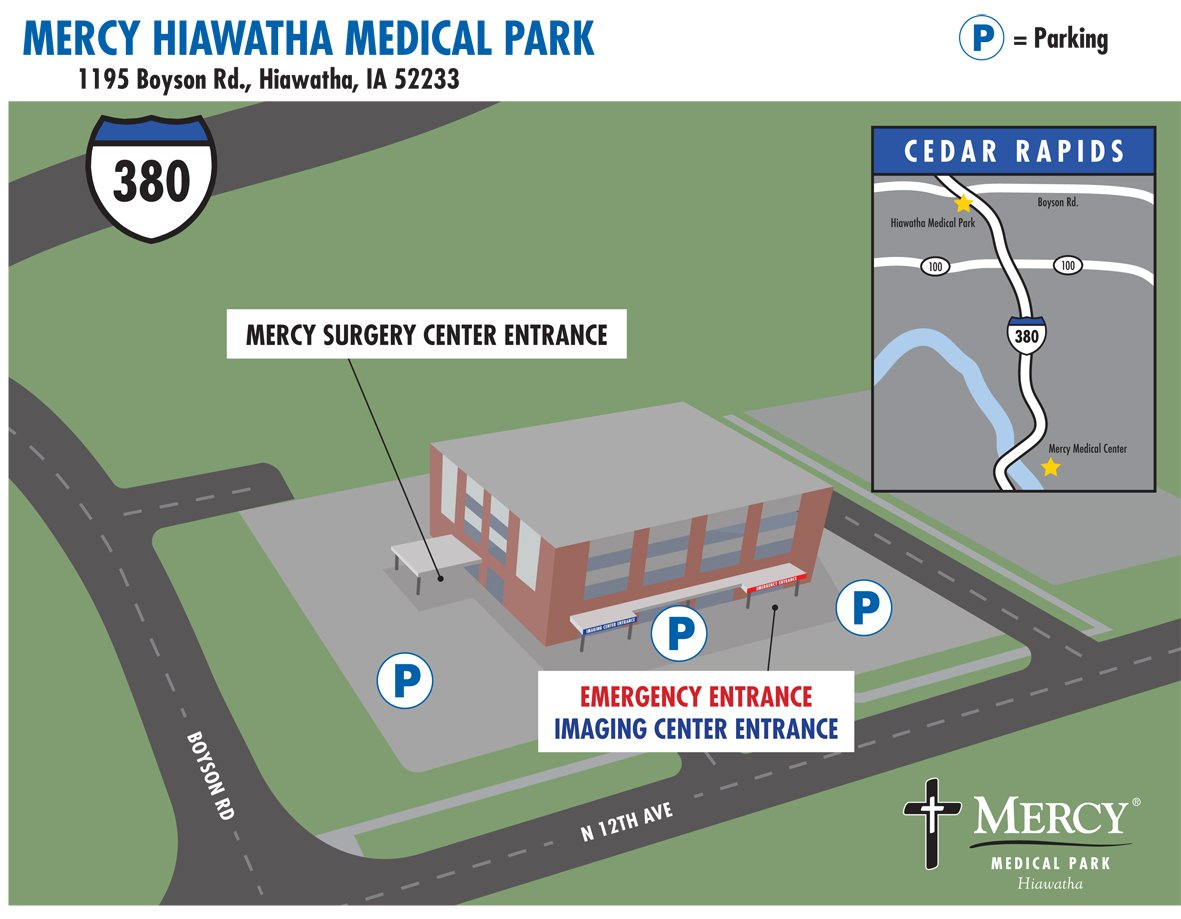 Map of Hiawatha Medical Park