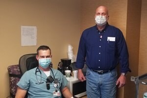 Trent, RN, with Alan Stolba